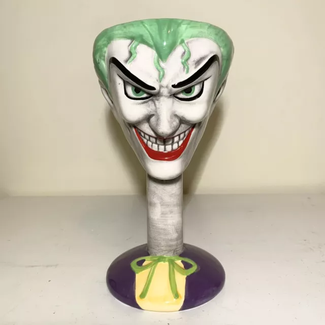 DC Comics The Joker Ceramic Goblet Wine Drinking Glass