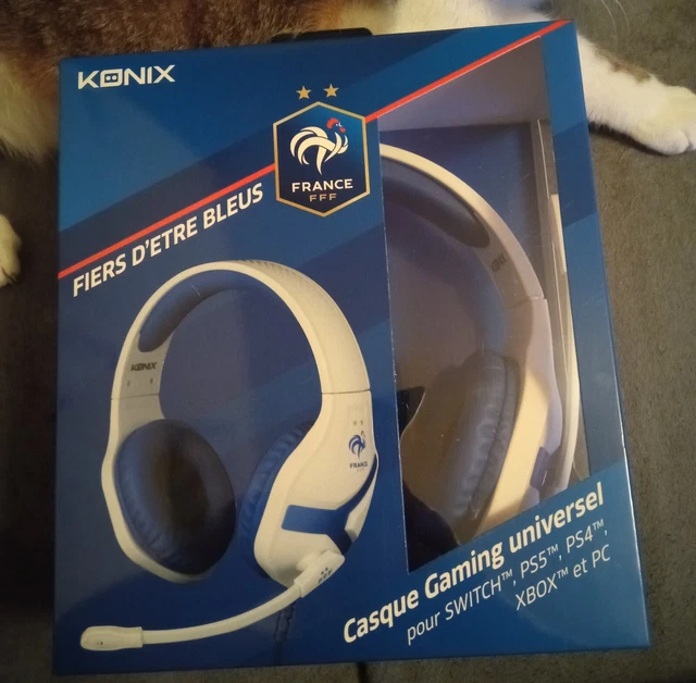 Casque gamer filaire officiel équipe de France FFF Neuf