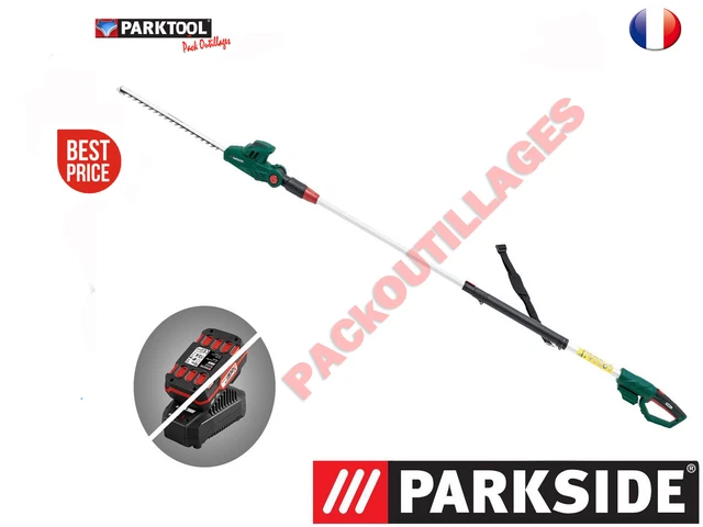 PARKSIDE TAGLIASIEPI TELESCOPICO senza Fili " Pthsa «, 20 V Batteria Ni