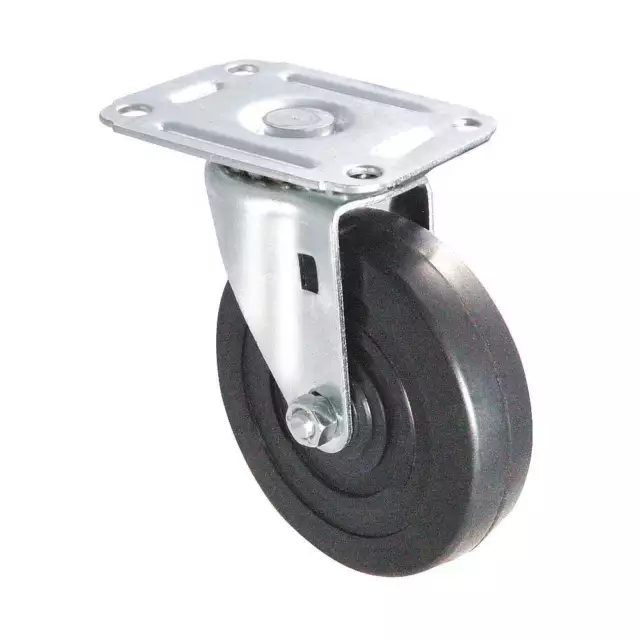 APPROVED VENDOR 1UHH5 Standard Plate Caster,Swivel,75 lb. 1UHH5