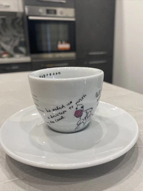 Illy Espresso Dream Shizuka Yokomizo Tazzina Caffè 2003 - Nuova Con Piattino