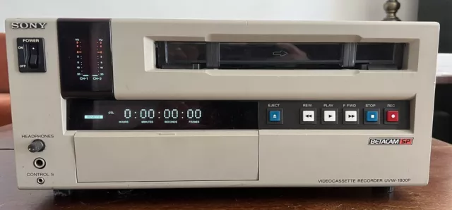 Sony BetaCam SP VideoCassette Recorder UVW-1800P