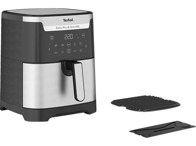 TEFAL EY801D EASY Fry & Grill XXL Flexcook Heißluftfritteuse/Grill 1700 ...
