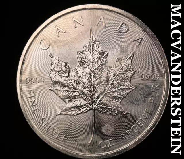 Canada: 2016 1 oz Fine Silver Maple Leaf - Choice Brilliant Uncirculated  #V575