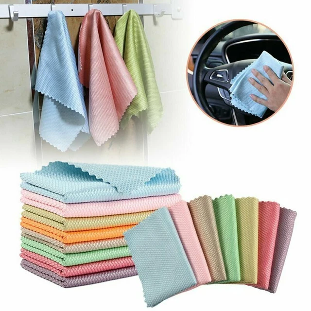 Streak-Free Miracle Cleaning Cloths Nano Scale (Reusable) Magic Kitchen Rag Eco