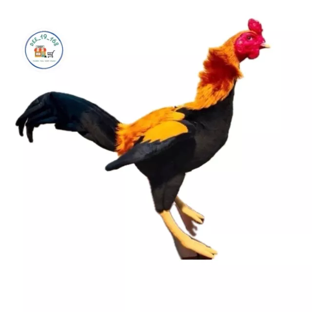 Doll Chicken Rooster Cock Realistic Hanging Silicone Training Equipment  Sport1Pc