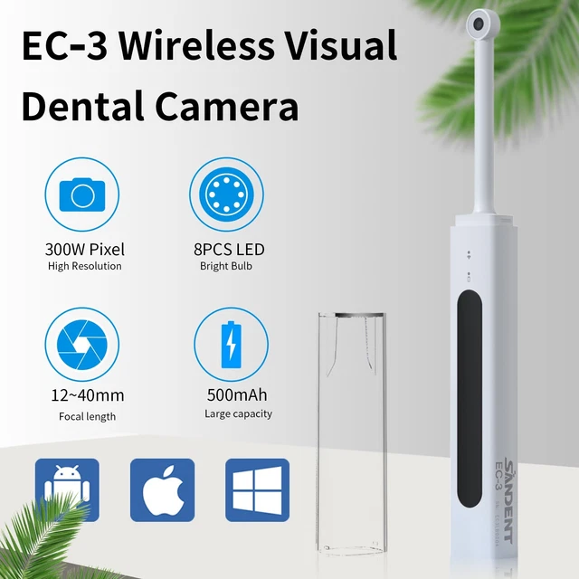 Wireless Dental Intraoral Camera HD 1080p Endoscope Teeth Camera Bluetooth
