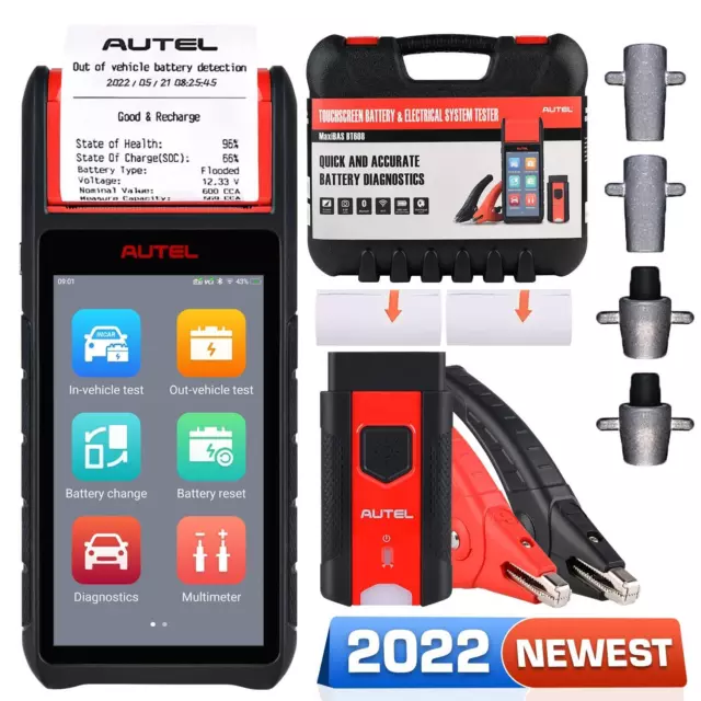 Autel MaxiBAS BT608E Battery Tester All Systems Diagnostic Scanner Update BT508