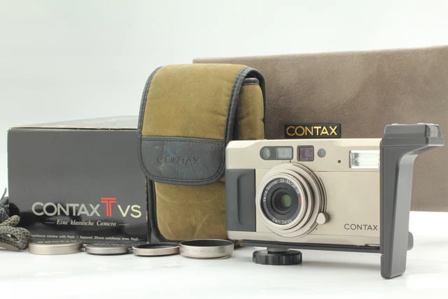 Rare! Grip [Near Mint in Box] Contax TVS 35mm Film Camera Strap Hood From Japan