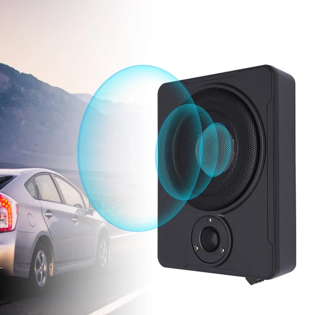 Sottosedile auto subwoofer amplificatore compatto attivo bassbox con set cavi 600W DE