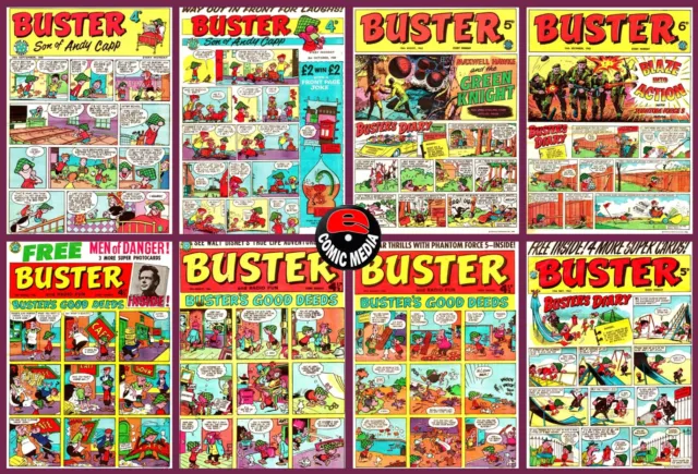 Buster 1960’s UK Comics & Annuals On Two PC DVD Rom’s (CBR Format) 2
