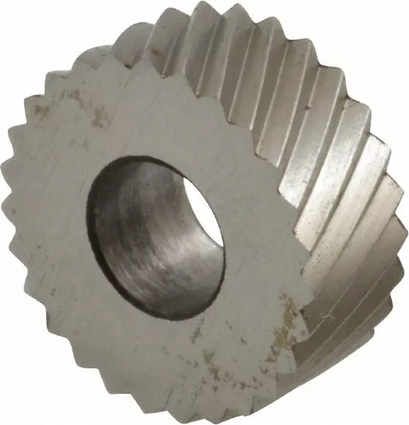 5/8" Diam HSS LH Diag Knurl, 30° Helix, 90° Tooth Angle, Circular Pitch, 16 TPI