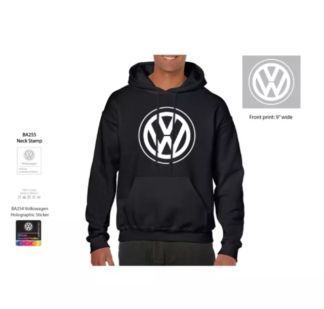 Volkswagen Kapuzenpullover ORIGINAL Hoodie VW Shirt Golf Polo Bulli Bus Käfer GT