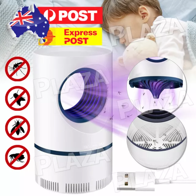 Electric UV LED Light Mosquito Killer Insect Fly-Bug Zapper Trap Catcher Lamp AU