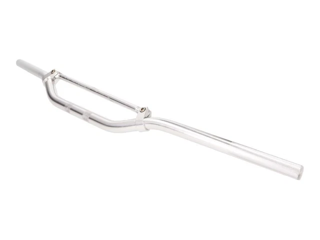 Guidon Enduro aluminium avec entretoise argenté 22mm - 820mm