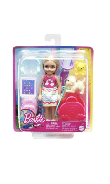 Barbie chelsea travel doll clearance