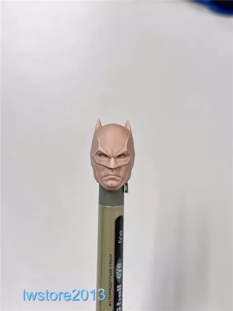 1:18 Batman Ben Affleck Head Sculpt Carved For 3.75" Male Action Figure Body Toy