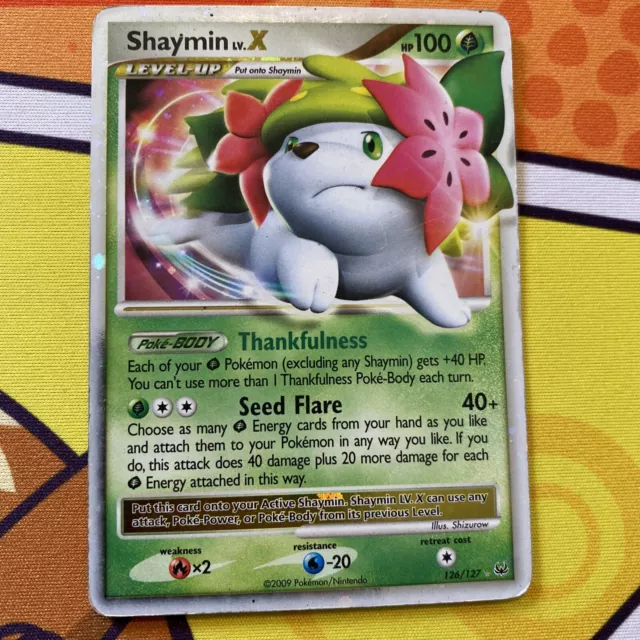 Pokemon Card Shaymin lv.x Holo PTS Platinum Deck dp39 jap
