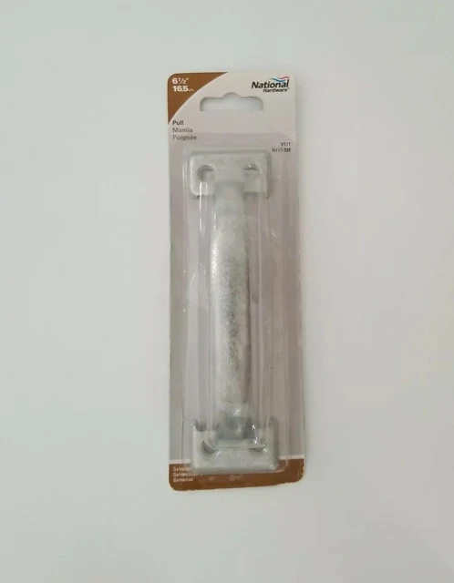 National Hardware 6-1/2 in. L Galvanized Metallic Steel Door Pull N116-731