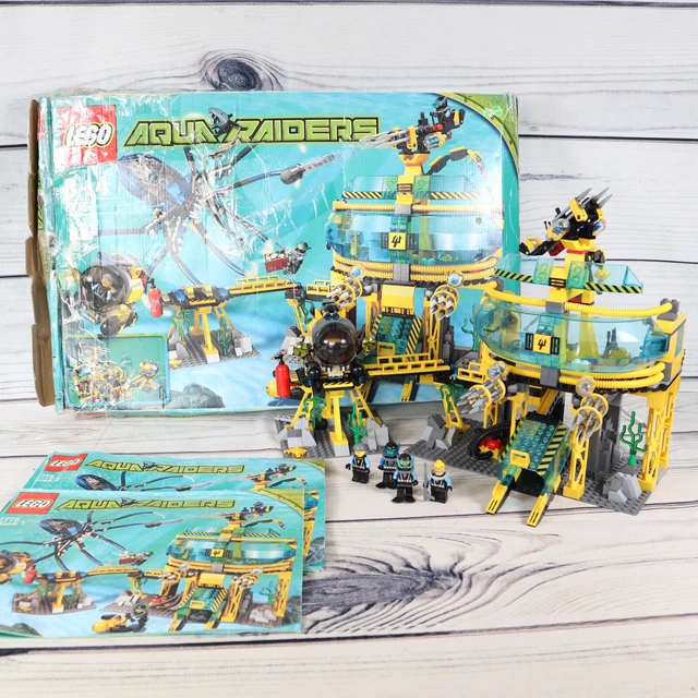 LEGO AQUA RAIDERS Aquabase Invasion 7775 100 Complete With Box Instruction 84.99 PicClick UK