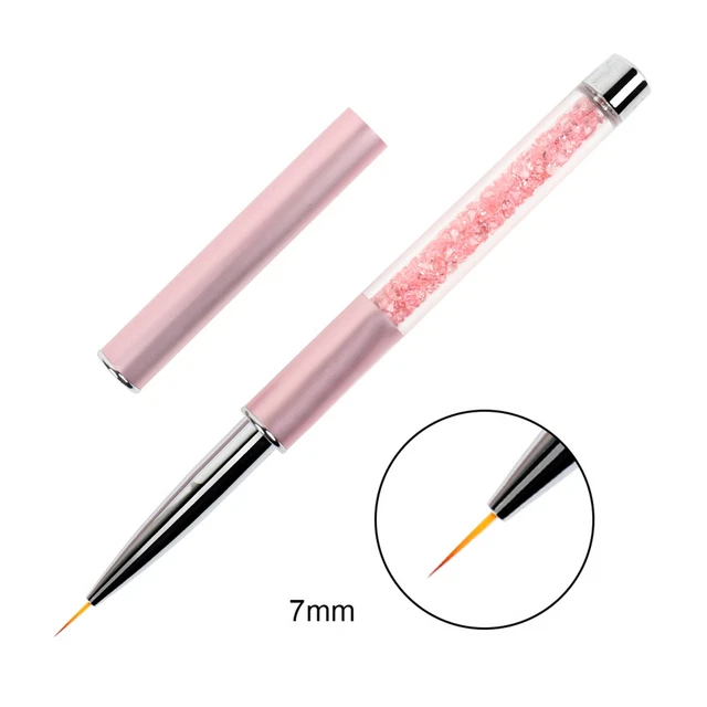 Pluma delineador de uñas colores suaves mezcla cepillo de uñas profesional dibujo a mano puntas línea 11