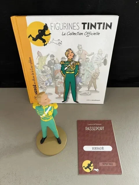 Figurine Tintin N°111 Hergé En Officier Syldave - Avec Livret Et Passeport - NEUF