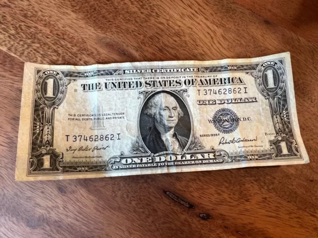 1935 & 1957 Well Circulated One Dollar Silver Certificate Bills Note Lot of 25