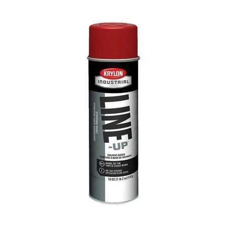 Krylon Industrial K00830308 Pavement Striping Paint, 18 Oz., Firelane Red,