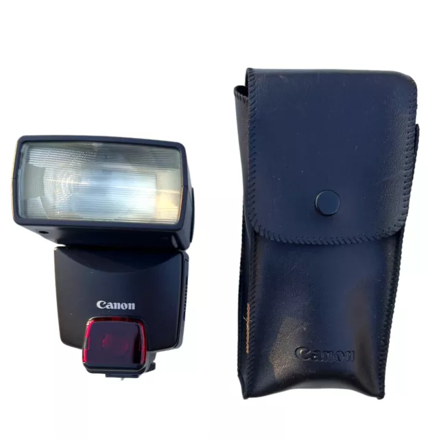 Excellent Canon 380EX Speedlite Flash #G574 - E-TTL, Includes Leather Case