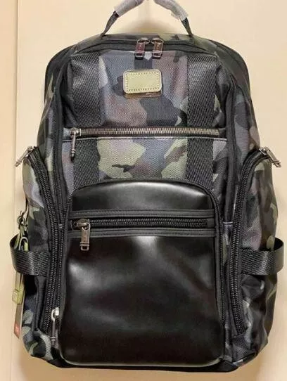 TUMI ALPHA BRAVO Shepherd Deluxe Brief Pack Camouflage Green & Black design