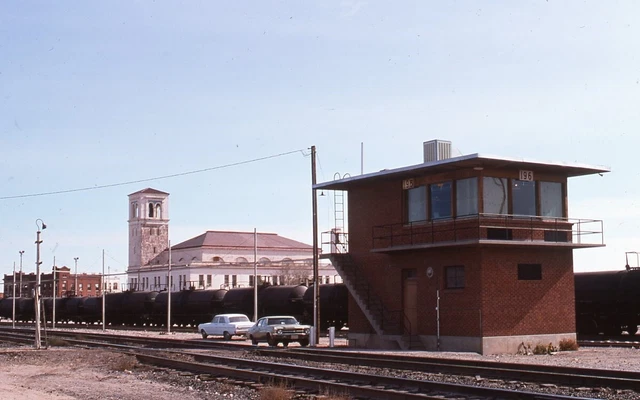Southern Pacific Tower 196 at El Paso,TX Orig Kodachrome Slide H24