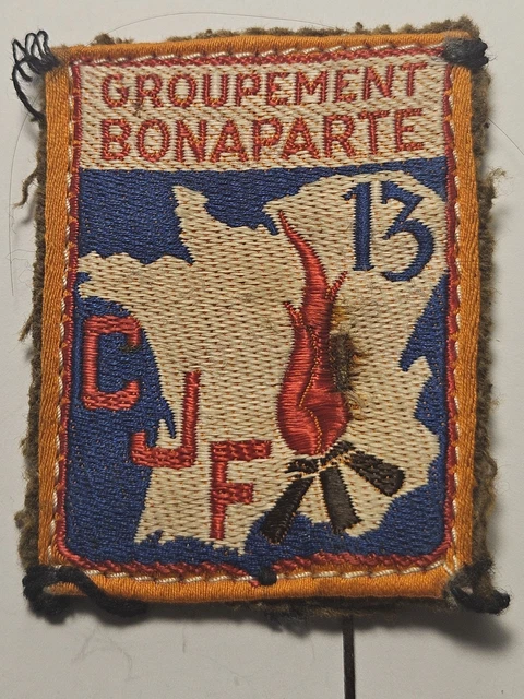Insigne Tissu Original CJF - Chantiers De La Jeunesse - Groupement 5 Pontgibaud