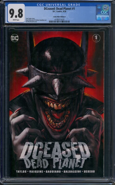 DCeased: Dead Planet 1 CGC 9.8 MacDonald Variant
