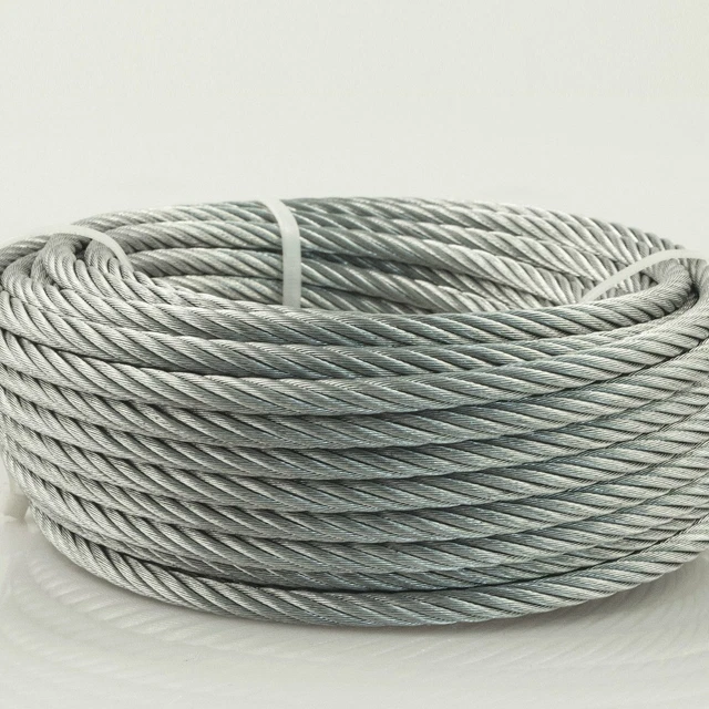 Câble en Acier Inoxydable 6 MM 7x19 Léger Portée Inox V4A A4 Inoxydable
