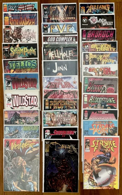 IMAGE & TOP COW (32) Comic Book Lot Label Various Titles SEE PICS