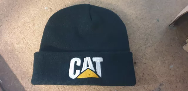 Caterpillar CAT Black beanie  embroidered