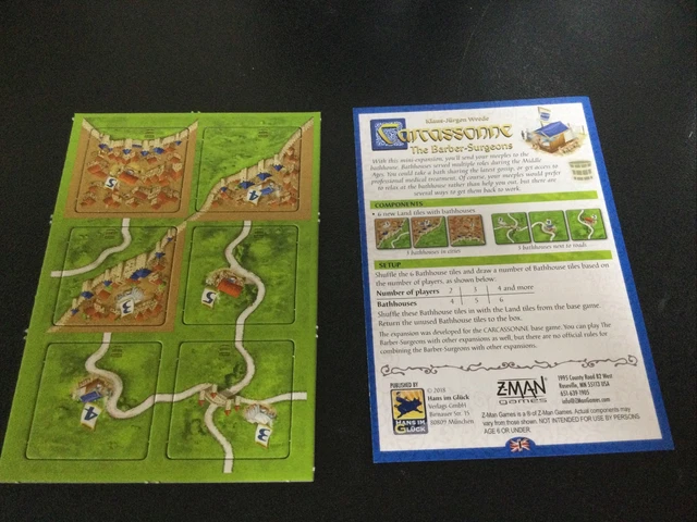 Board Game Tile Set Carcassonne – The Ferries Mini Expansion | New - Foto 7