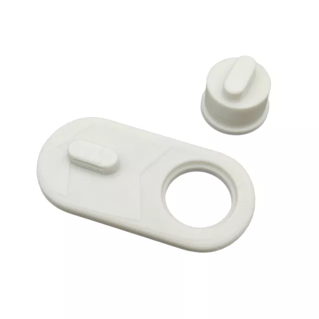 2 piezas Adaptador de correa para Vision Pro correa superior clip diadema ajustable blanco 3