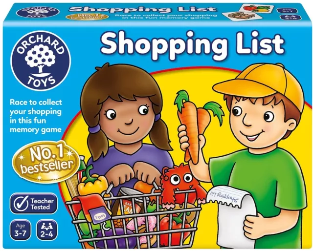 Shopping List Memory Game Orchard Toys OC003 | BRAND NEW | FAST FREE SHIPPING AU