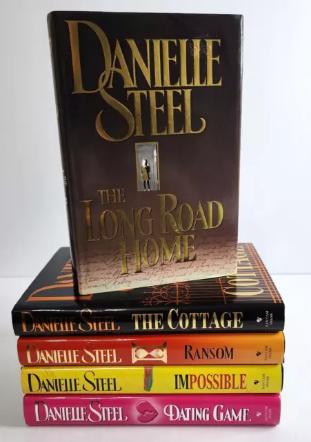 5 x Danielle Steel Large Hardcover Books Bundle Lot Romantic Love Novels