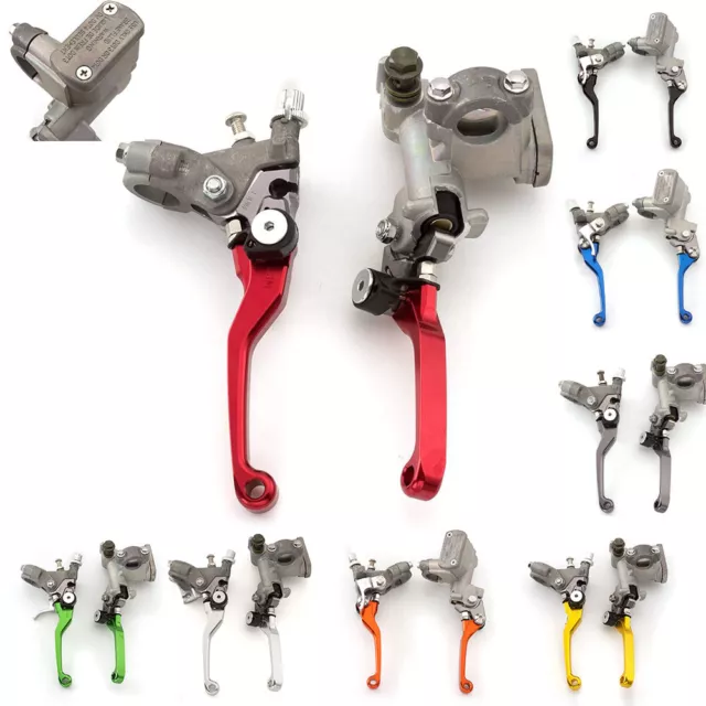 Brake Master Cylinder Clutch Perch Levers Kit For Honda CR500R 92-01,CRF150R 07-