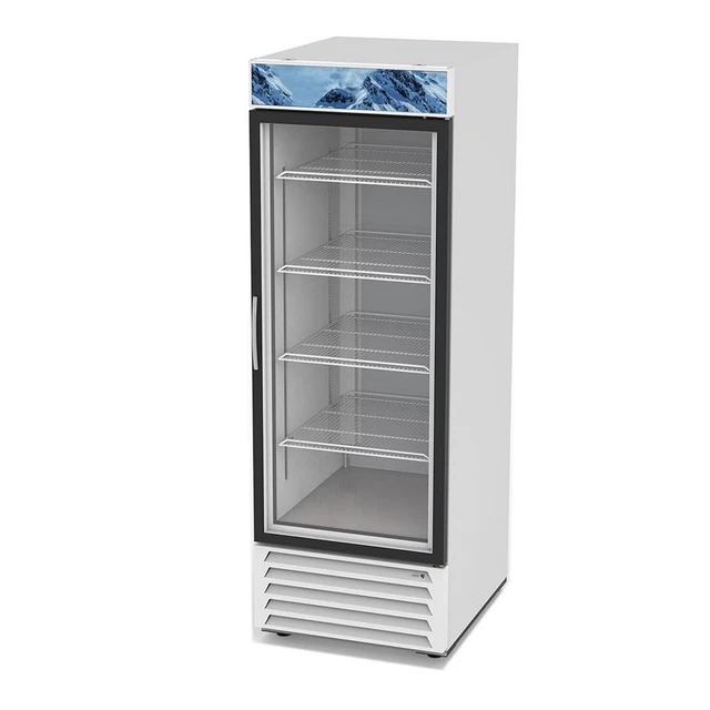 Darling Food Service White Swing Glass Door Refrigerated Merchandiser
