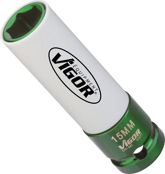 Vigor Avvitatore A Percussione Inserto Chiave - 1/2" - Esagonale - 15Mm