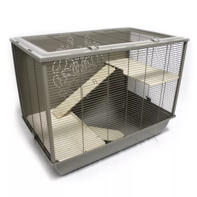 ZooPaul PREMIUM XXL Hamsterkäfig Marcus Glamour mocca 58x78x48cm Nagerkäfig