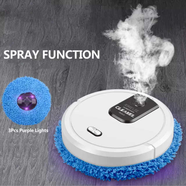 Smart Sweeping Robot Vacuum Cleaner Rechargeable Automatic Floor Mop Sweeper AU