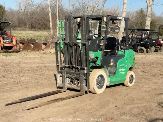 2015 Mitsubishi FG25N 5,000 lbs Class Warehouse Industrial Forklift GCT bidadoo