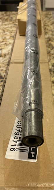 Pottery Barn Cast Iron Pewter Curtain Rod & Wall Bracket Medium 48-88, 1.25" NEW