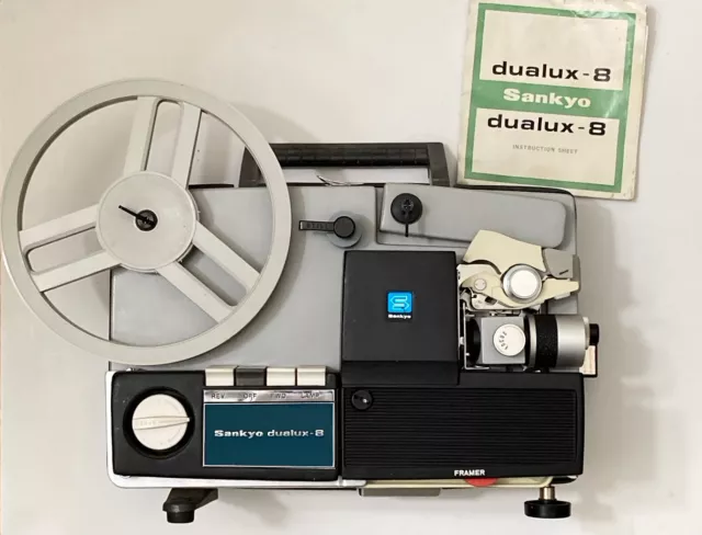 Vintage Rare Sankyo Movie Player Projector Dualux-8