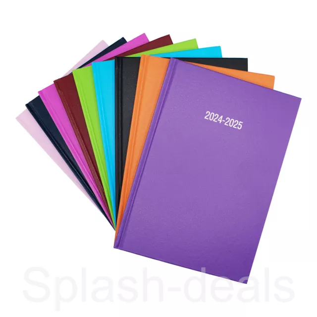 2024-2025 Academic A5 A4 Diary - Day a Page Week to View Hardback School Planner