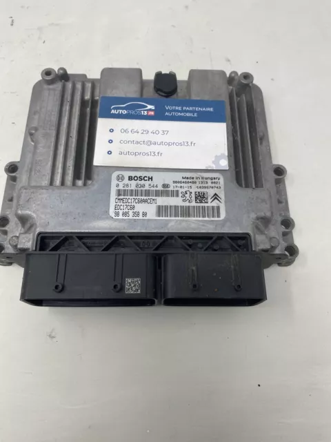 Ecu Calculateur De Moteur A Reprogrammer Peugeot 308 0281030544 9808535880 Edc17